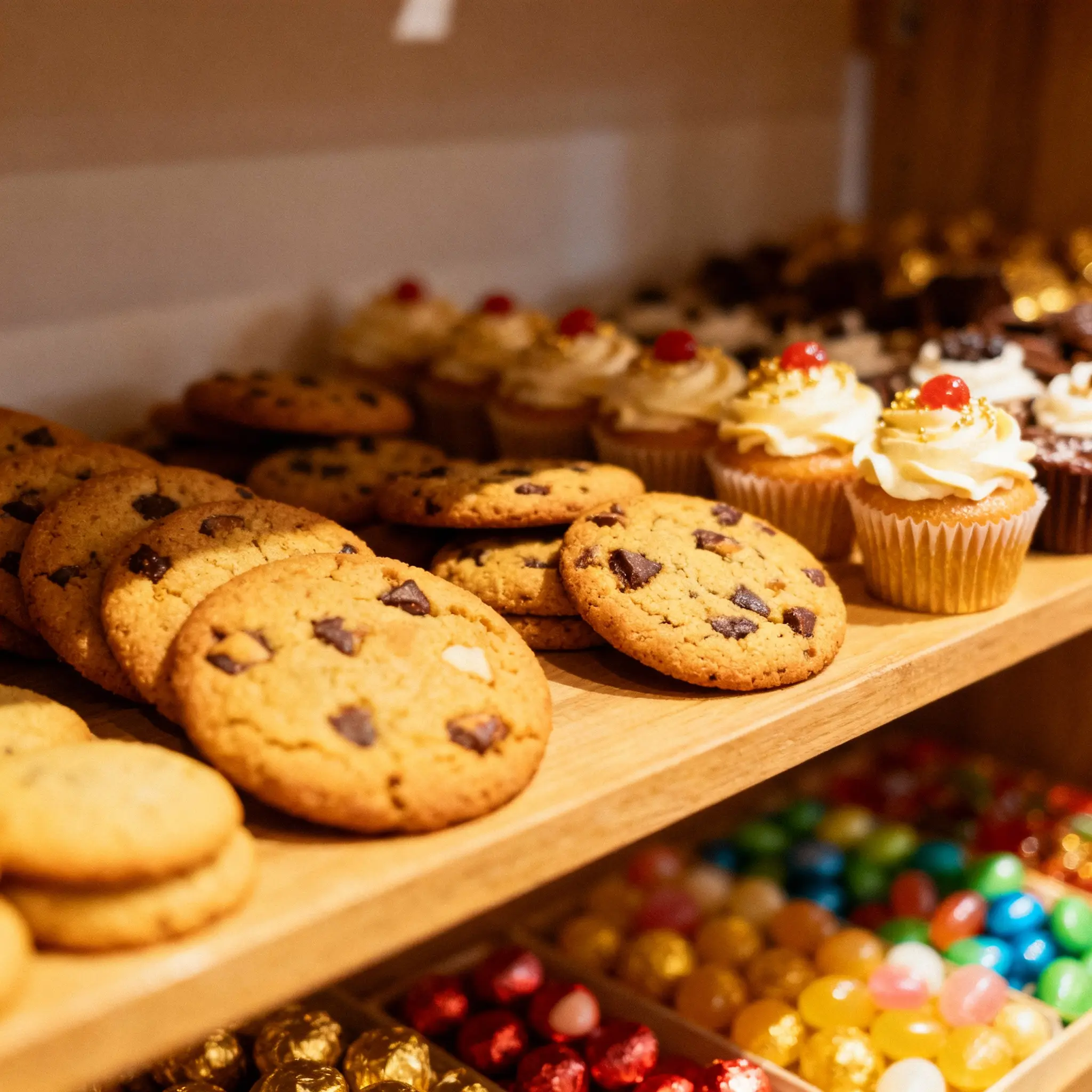 Pistachio nougat bites on parchment